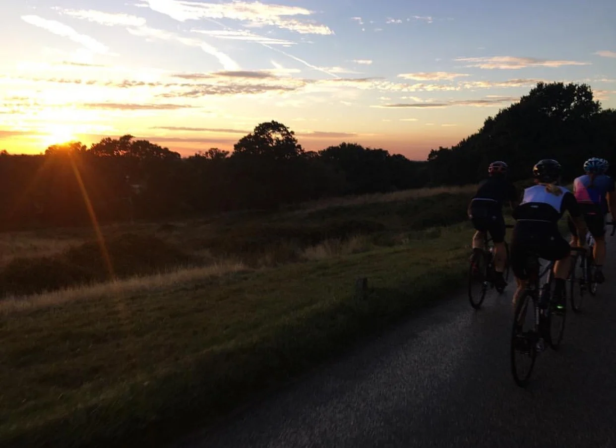 Sunsets in Richmond Park.
