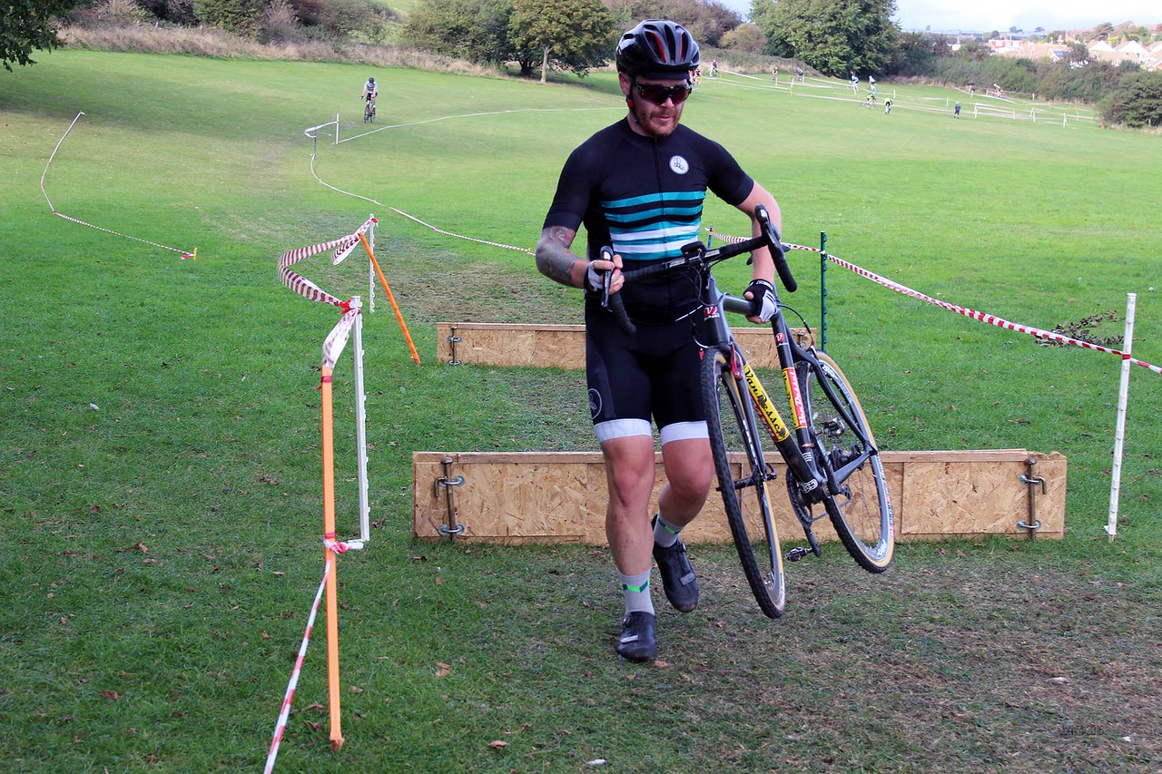 Take it easy on those hurdles. Too often you see some nasty crashes here