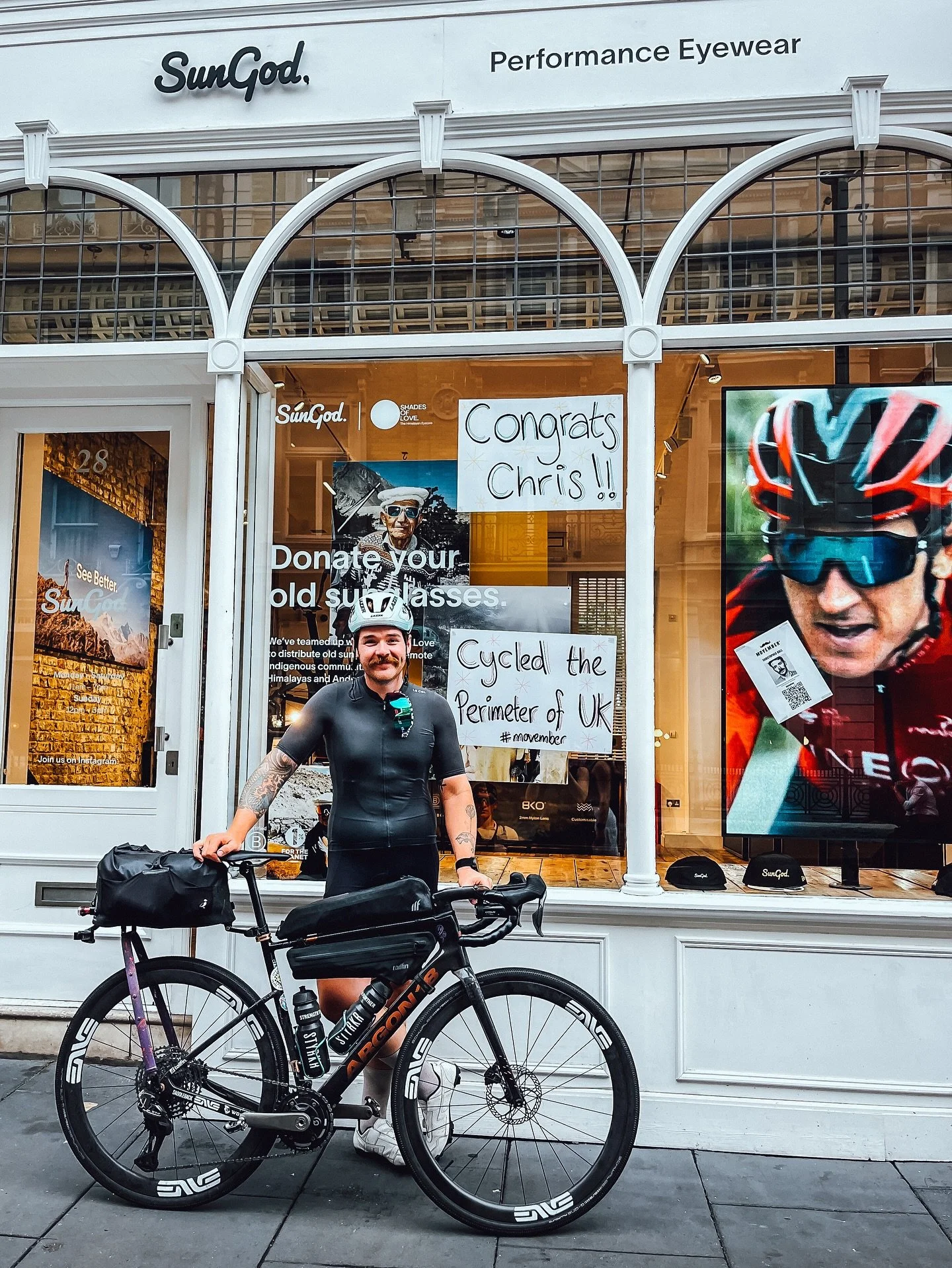 Fin. 

That bike and this body allowed me to cycle the perimeter of Britain. 

If you can, please consider donating to @movember via the link in my bio. 
.
.
#pob #movember #mentalhealthawareness