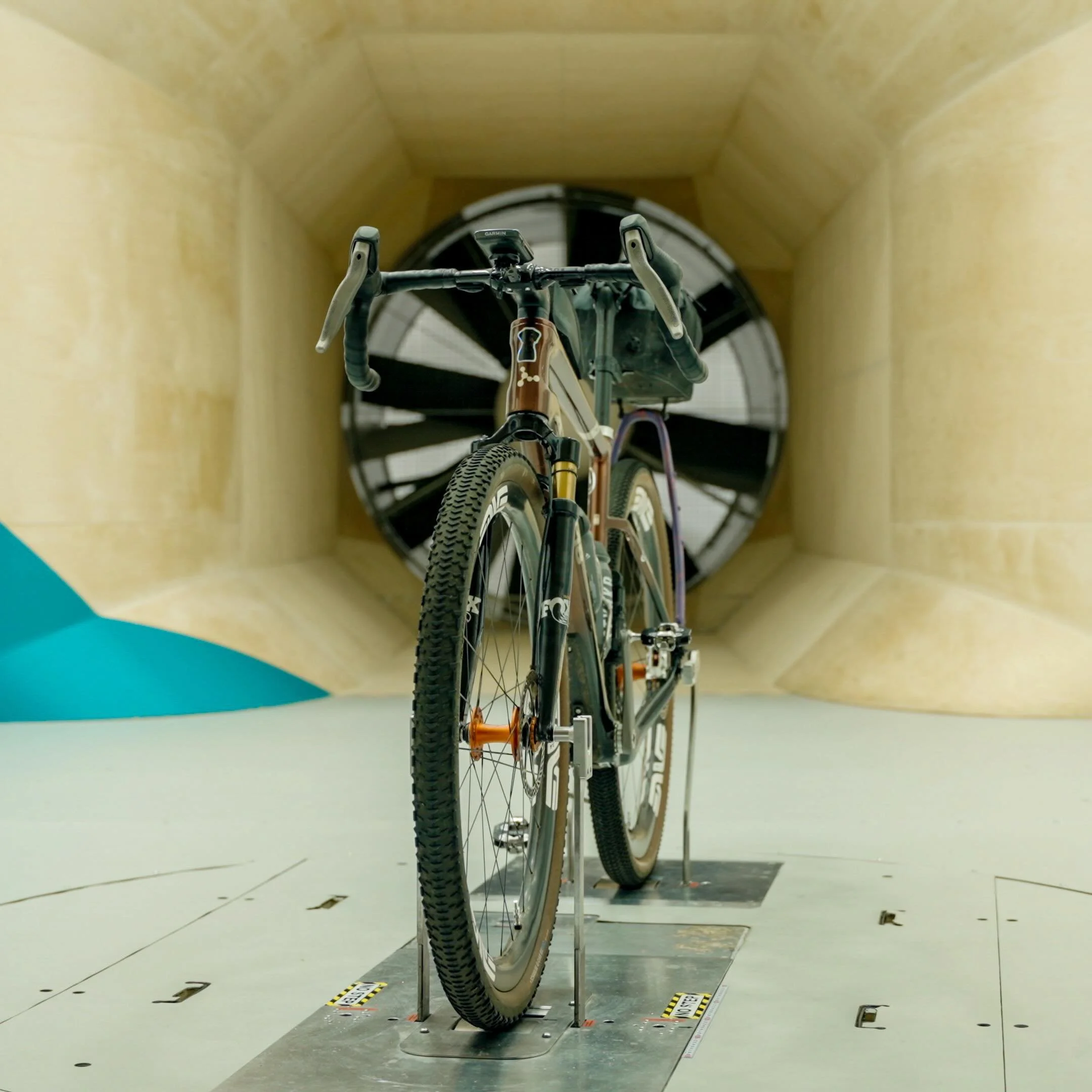 It&rsquo;s not every day you put a gravel bike, with bikepacking bags and suspension forks into a wind tunnel. But earlier this year with @argon18bike we did just that. More to come later this week 👀 
.
.
#argon18 #argon18darkmatter #gravelbike #tai