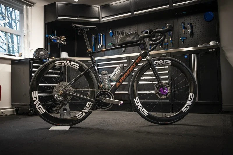 Still probably the most sentimental @argon18bike to me, the Krypton Pro that circumnavigated the whole of Britain. 6500km, 31 days. It&rsquo;s funny when I jump on this bike it feels like it fits like a glove. 
.
.
#argon18 #pob #cyclingislife #iride