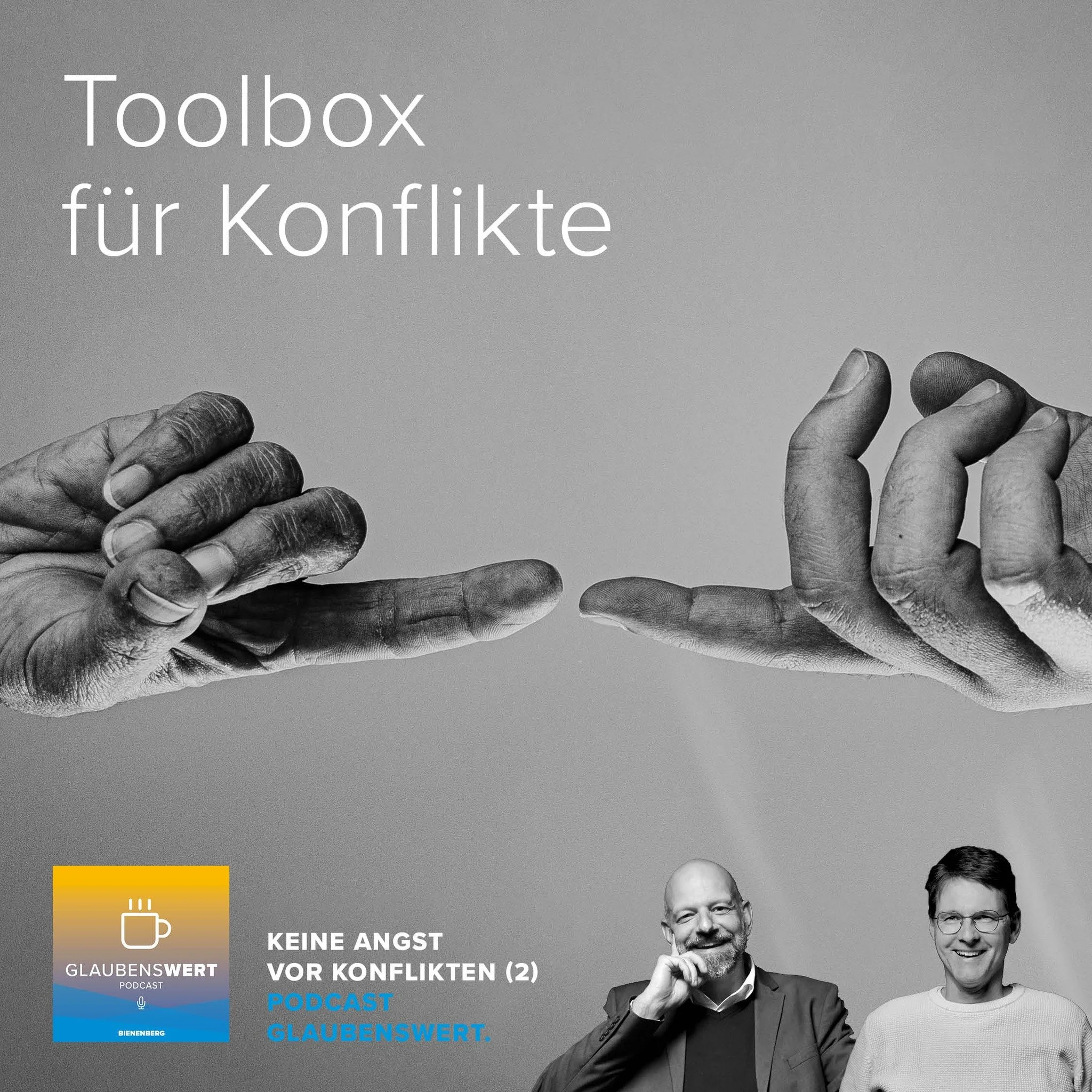 KEINE ANGST VOR KONFLIKTEN 2: Toolbox f&uuml;r Konflikte
Diese zweite Folge von &quot;Glaubenswert: Keine Angst vor Konflikten&quot; mit Lukas Amstutz, Martin Benz und Marcus Weiand fokussiert auf den praktischen Umgang mit Konflikten. Konflikte neig