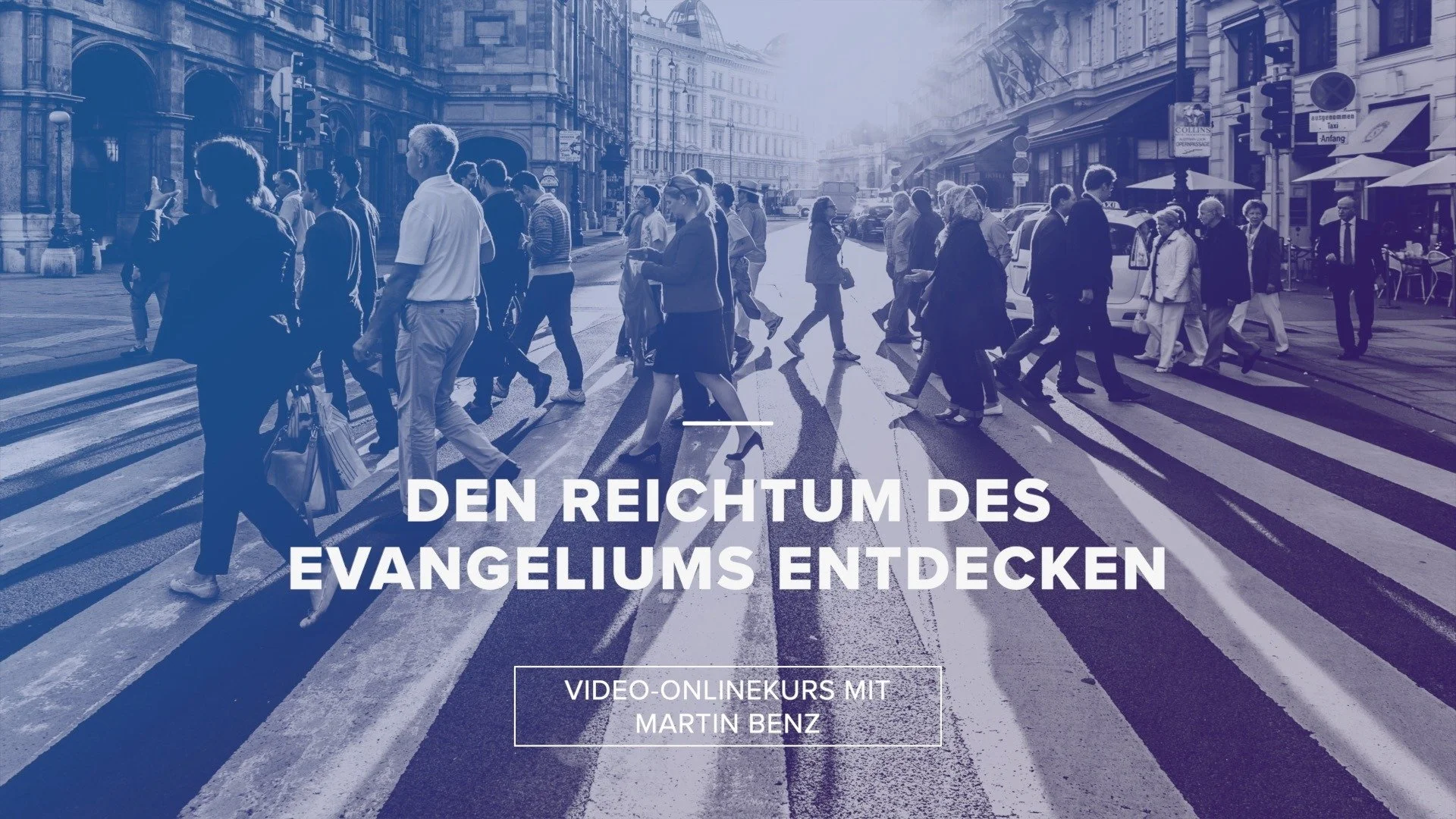 DEN REICHTUM DES EVANGELIUMS ENTDECKEN
Das Leben von Jesus als Antwort auf Schuld, Scham, Angst und &Uuml;berforderung
Video-Onlinekurs mit Martin Benz - jetzt verf&uuml;gbar
https://learn.bienenberg.ch/courses/reichtum-evangelium
