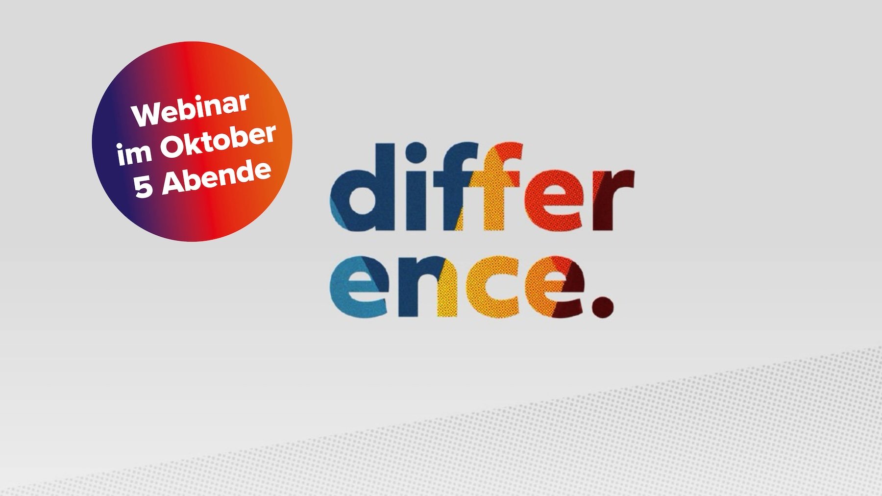 Difference-Kurs Webinar
