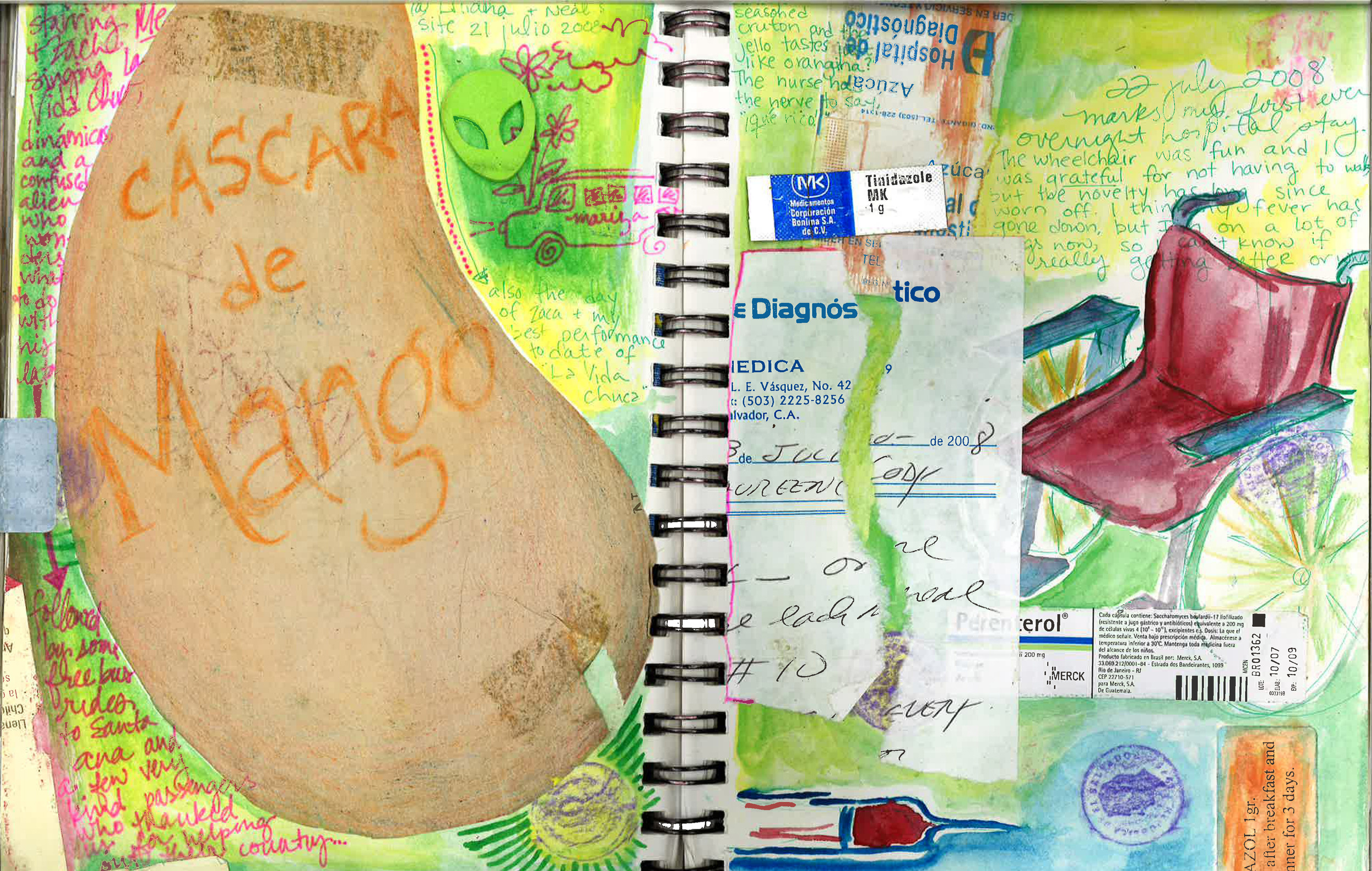 Excerpt from art journal
