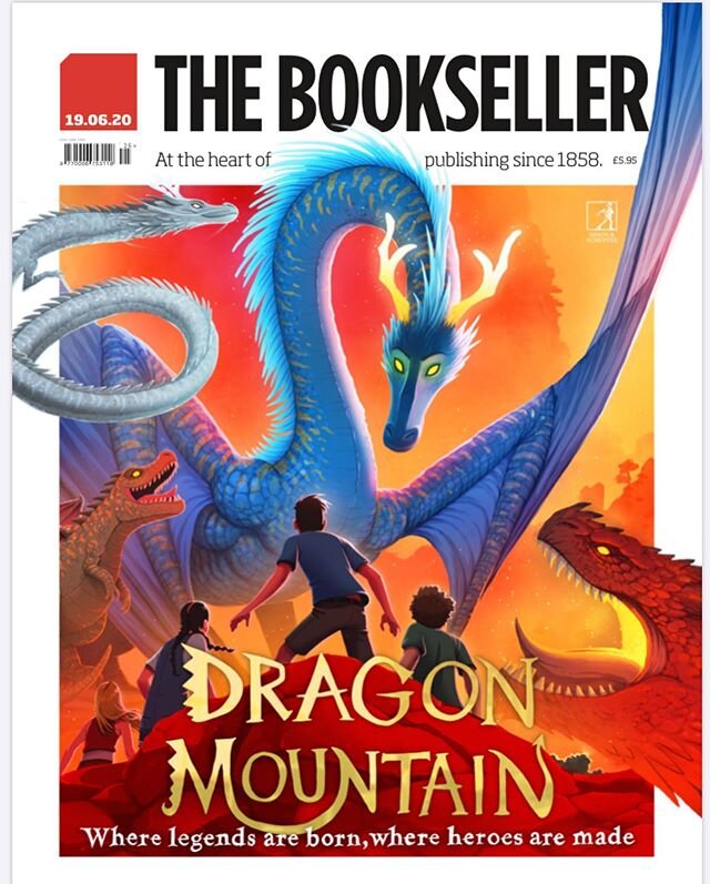 Easy, breezy, beautiful cover...DRAGONS! Pinching myself that our dragons are gracing the cover of The Bookseller this week🐉 While the book itself isn&rsquo;t out until September, this week&rsquo;s issue features the September children&rsquo;s book 