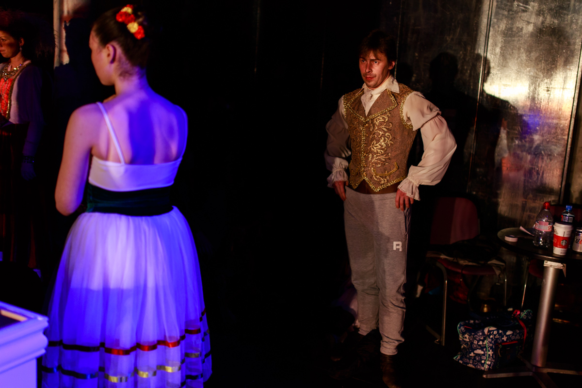 09 Nov 2017. Cork Opera House – backstage. Akzhol Mussakhanov