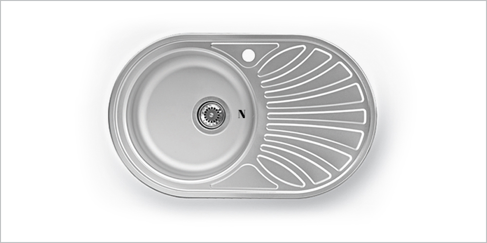 NZ 077 Prep bowl with drainer board 90mm
