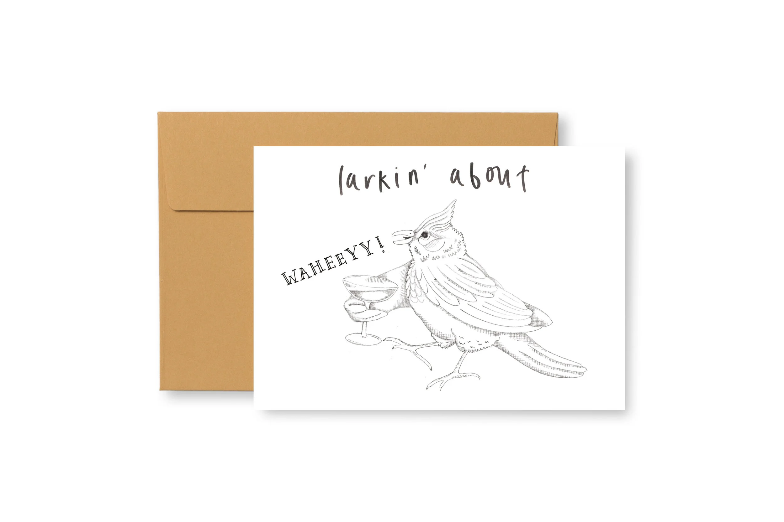 Larkin' About Card & Envelope (Online Shop).jpg