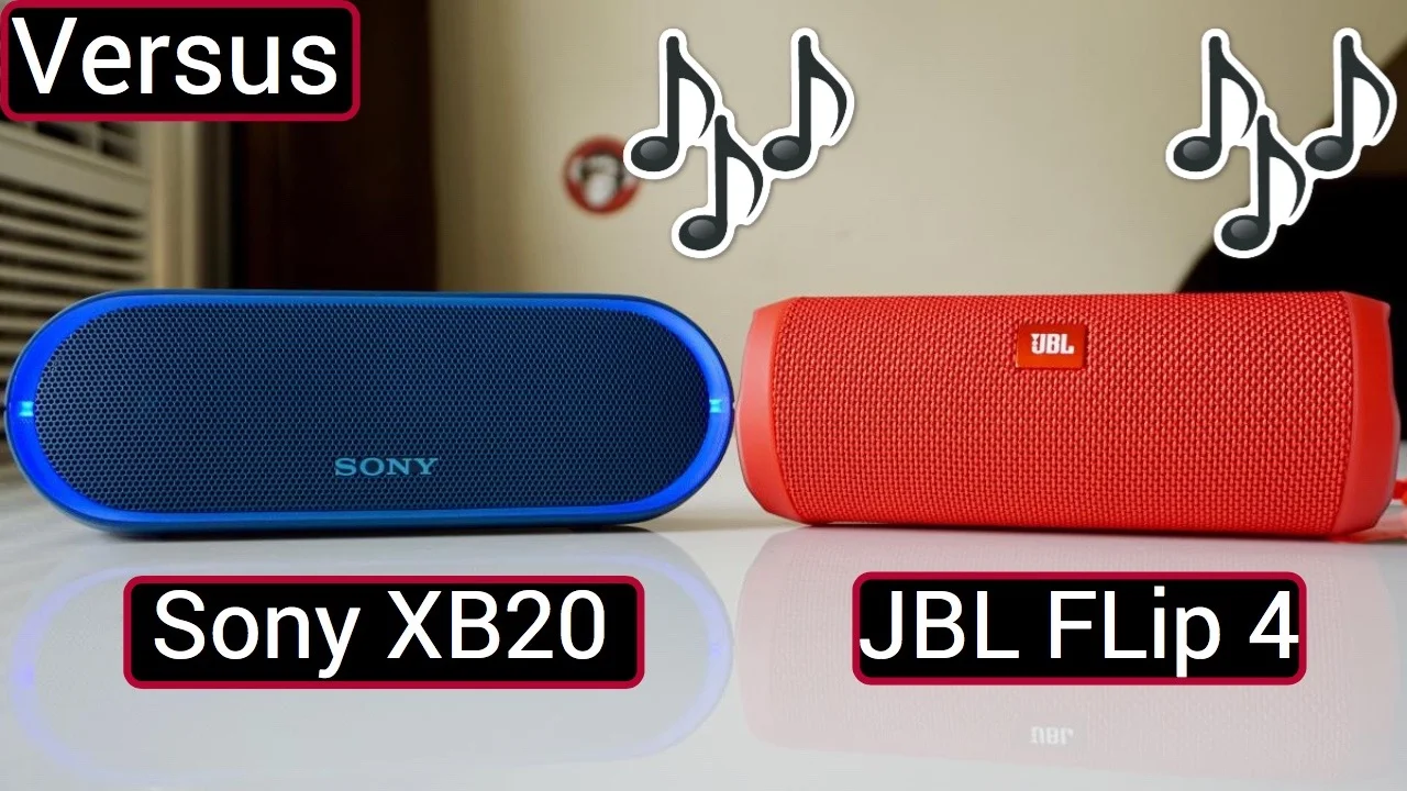 JBL Flip 4 Vs Sony XB20 