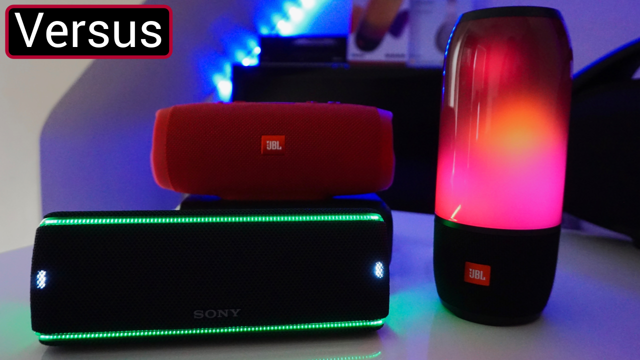 Sony XB31 Vs JBL Pulse3 Vs JBL Charge3