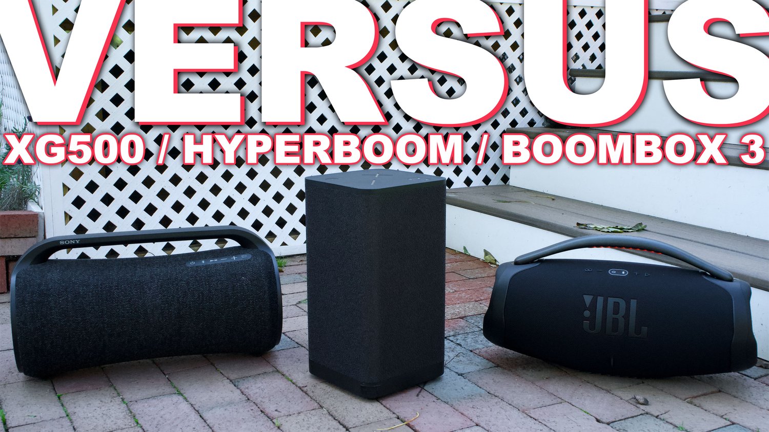 ryste højdepunkt Strålende JBL Boombox 3 Vs UE Hyperboom Vs Sony XG500 — GYMCADDY