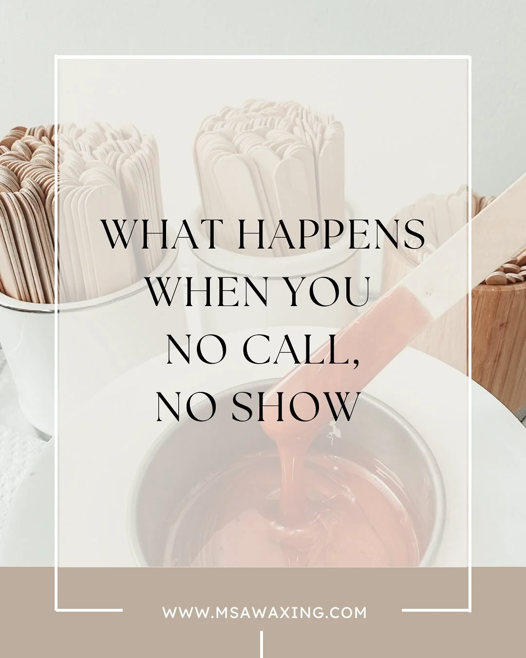 We love what we do! Helping you feel confident is our passion. But when appointments are missed without notice, it&rsquo;s more than just a gap. 

Your time matters, and so does our. Please give us 24 hours&rsquo; notice if you need to cancel. Commun