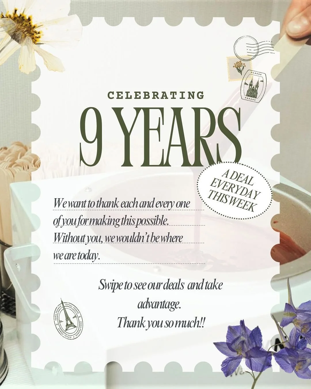 🎉 We&rsquo;re Turning 9! 🎉

This month marks 9 amazing years of Annie&rsquo;s Waxing Studio and we couldn&rsquo;t have done it without you, our loyal and beautiful clients 💛

From the bottom of our hearts, thank you for trusting us with your self-