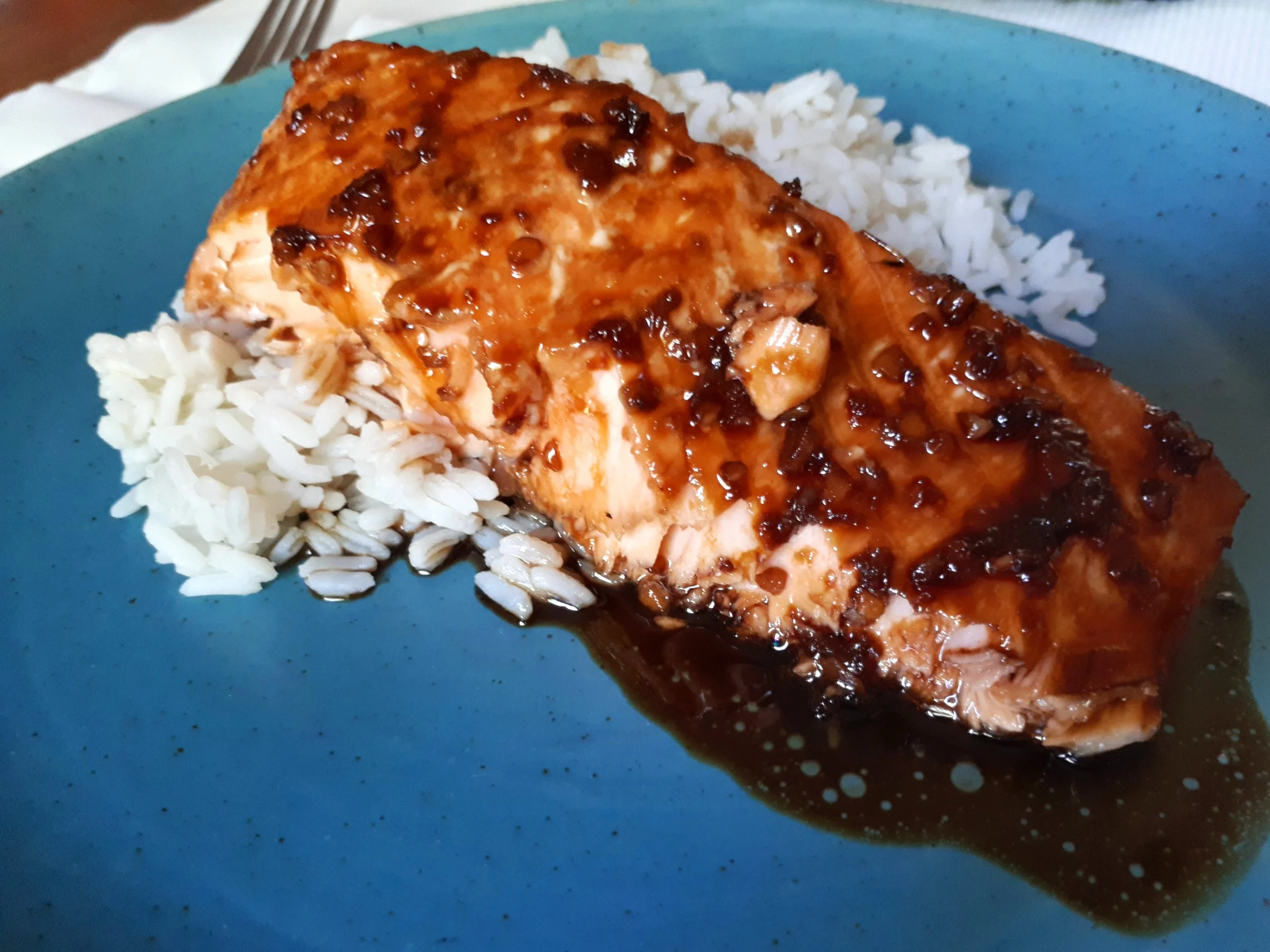 Food: Bourbon Glazed Salmon
