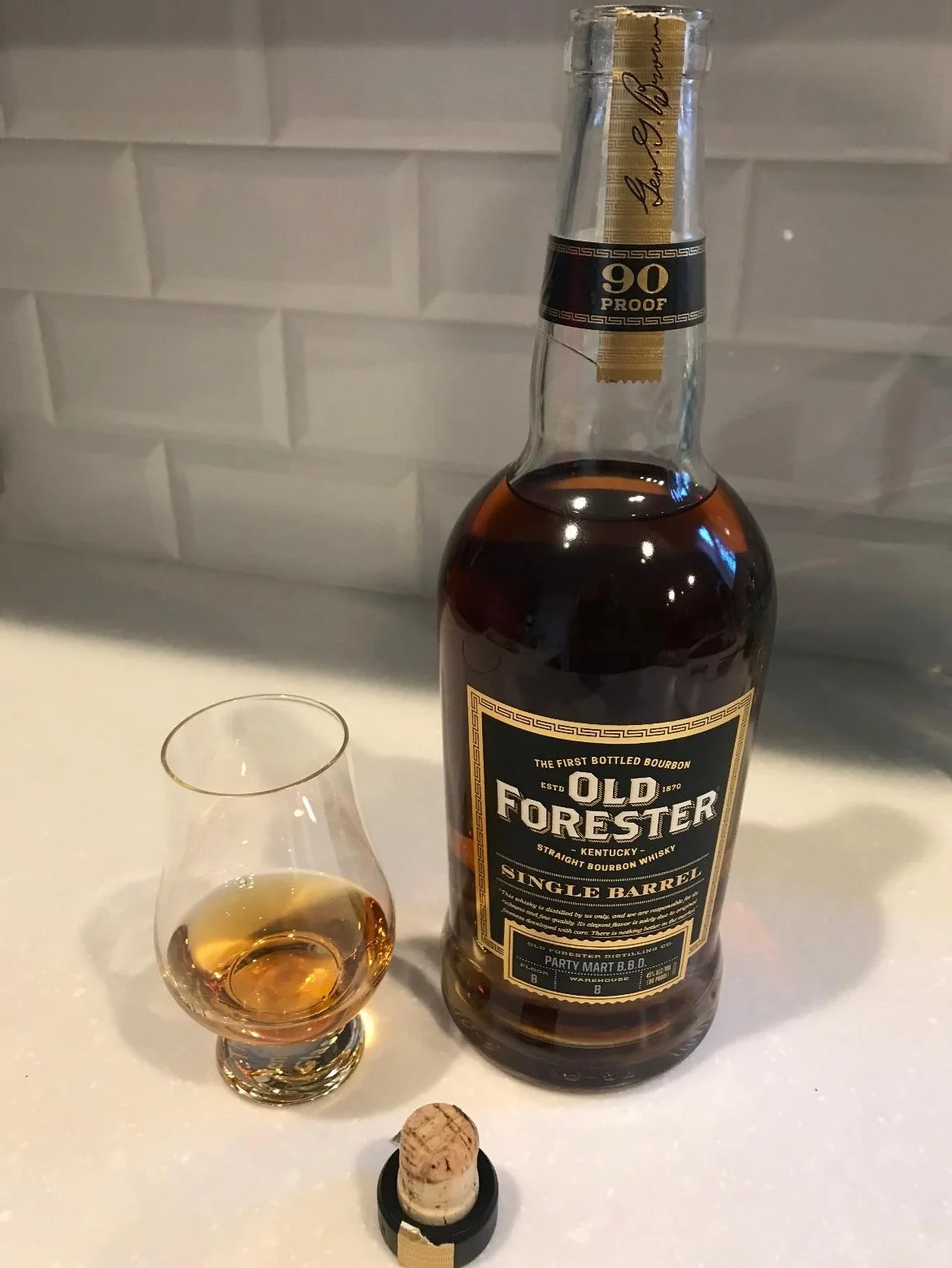 Store Picks:  Old Forester Single Barrel; Party Mart, Louisville KY