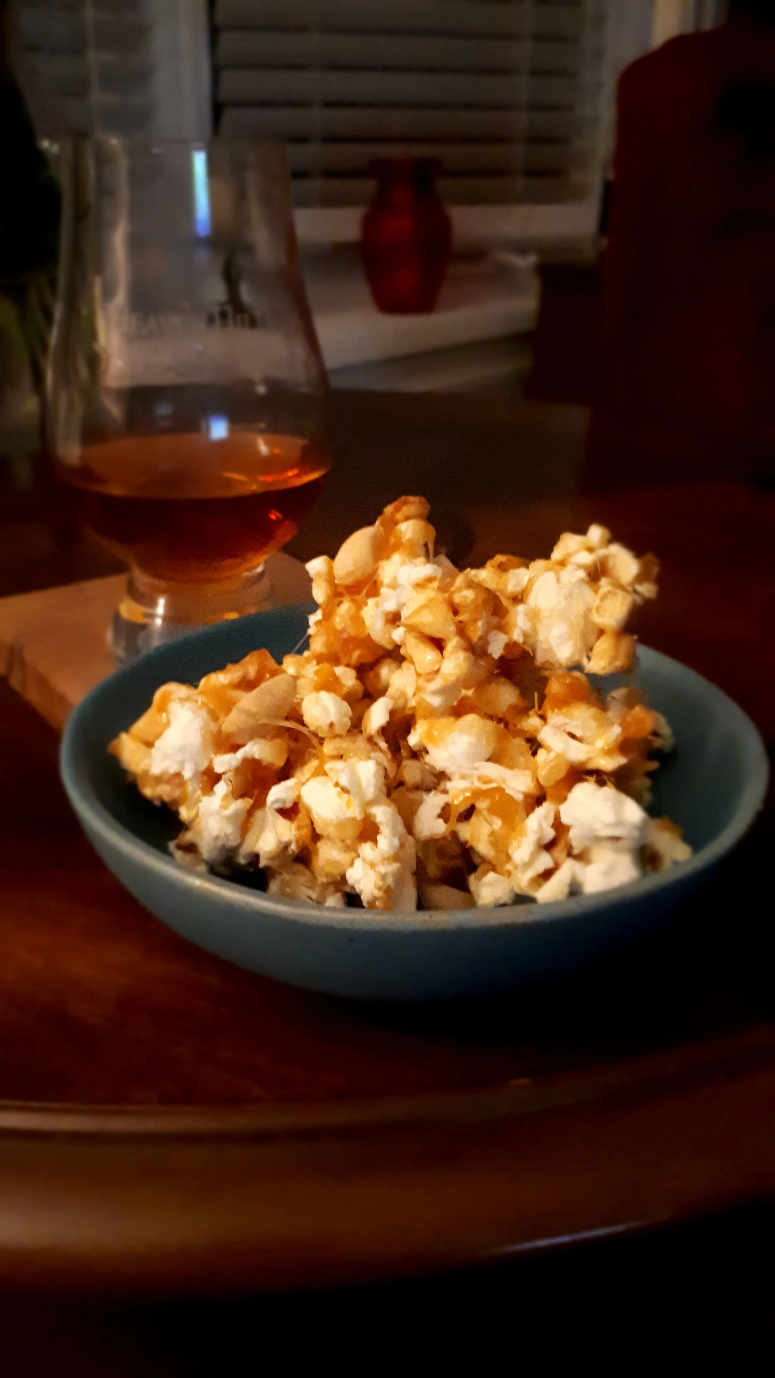 Food: Bourbon Caramel Popcorn 