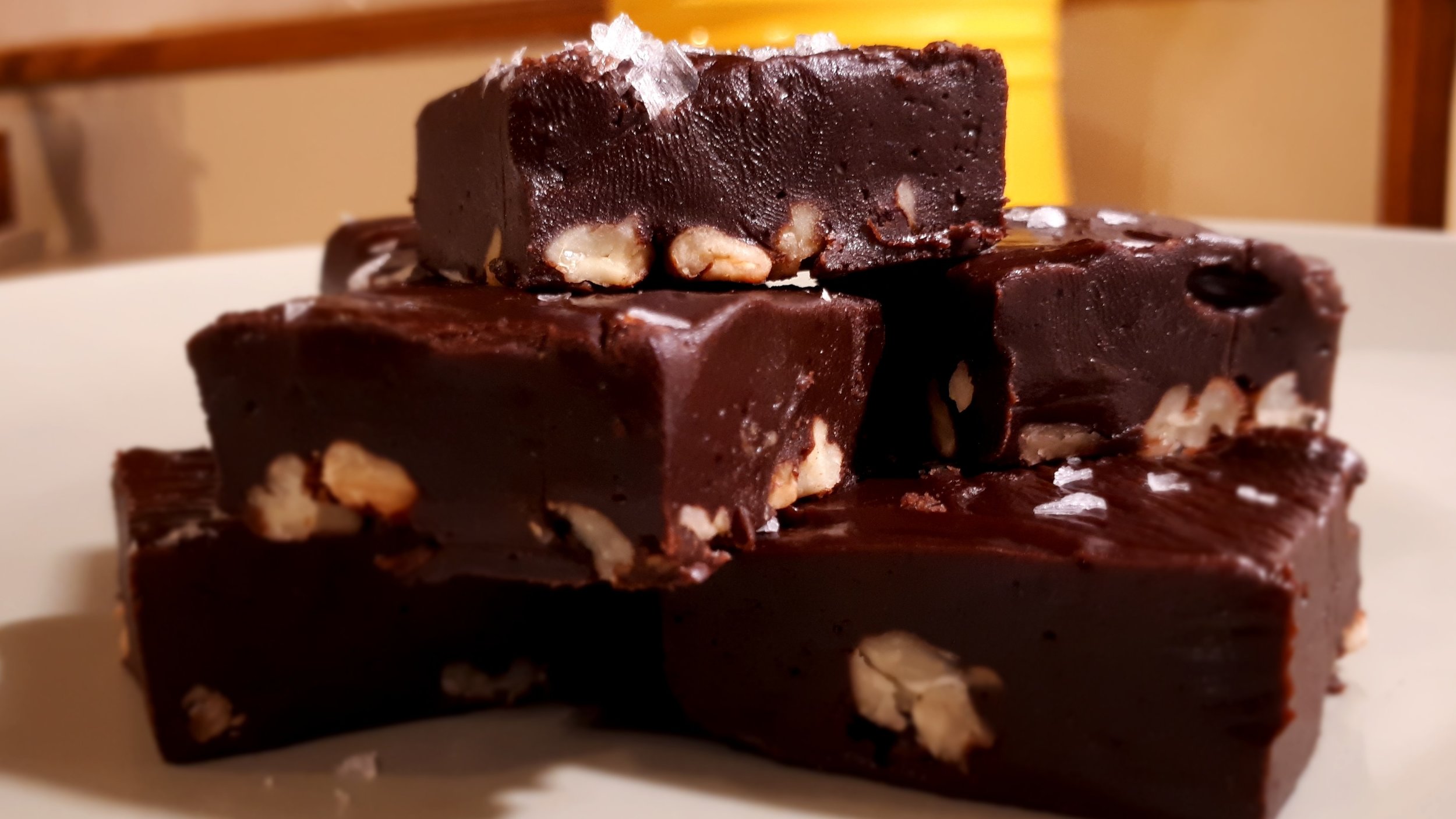 Food: Salted Bourbon Fudge