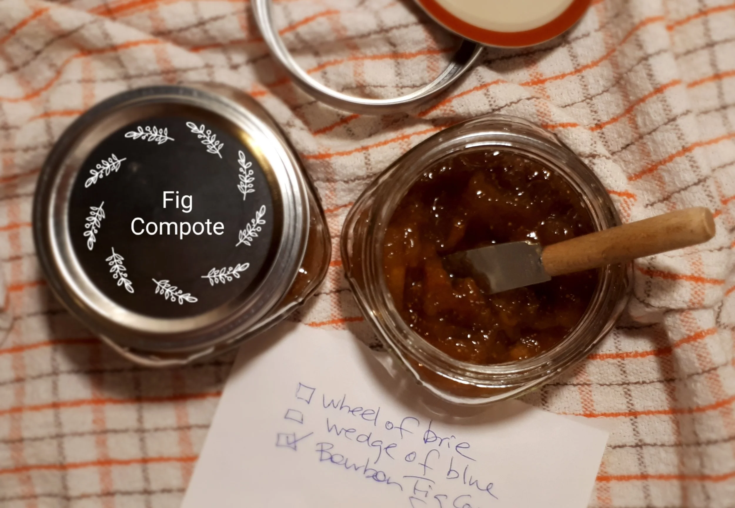 Food: Bourbon Fig Compote 