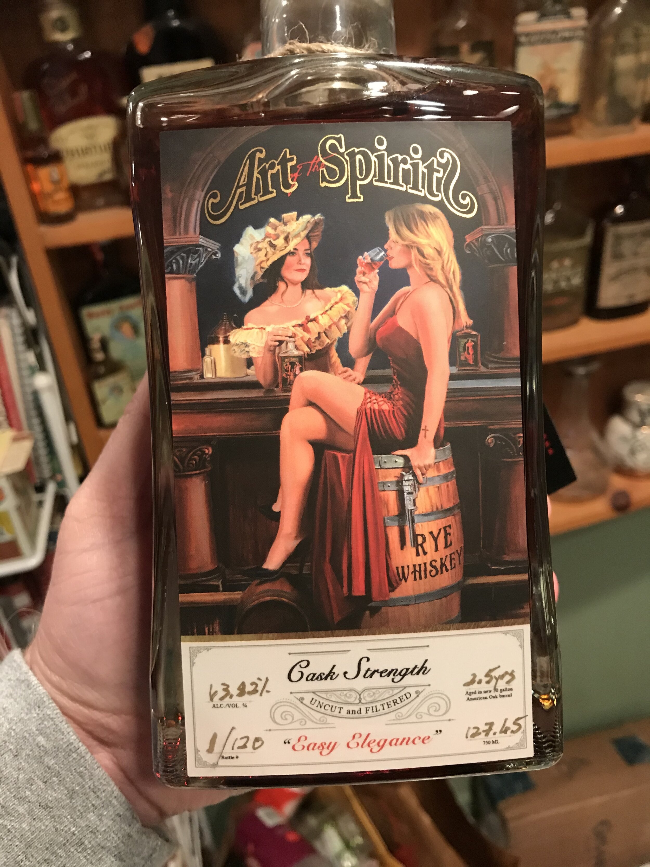 Art of the Spirits "Easy Elegance Cask Strength" Rye Whiskey Review