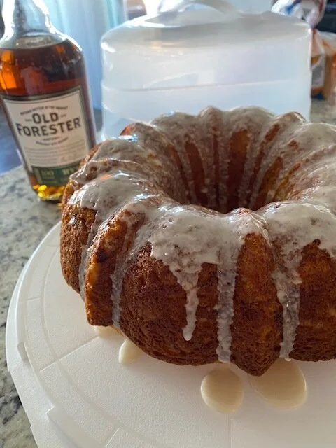 Banana Pudding Cake with Old Forester Rye Glaze