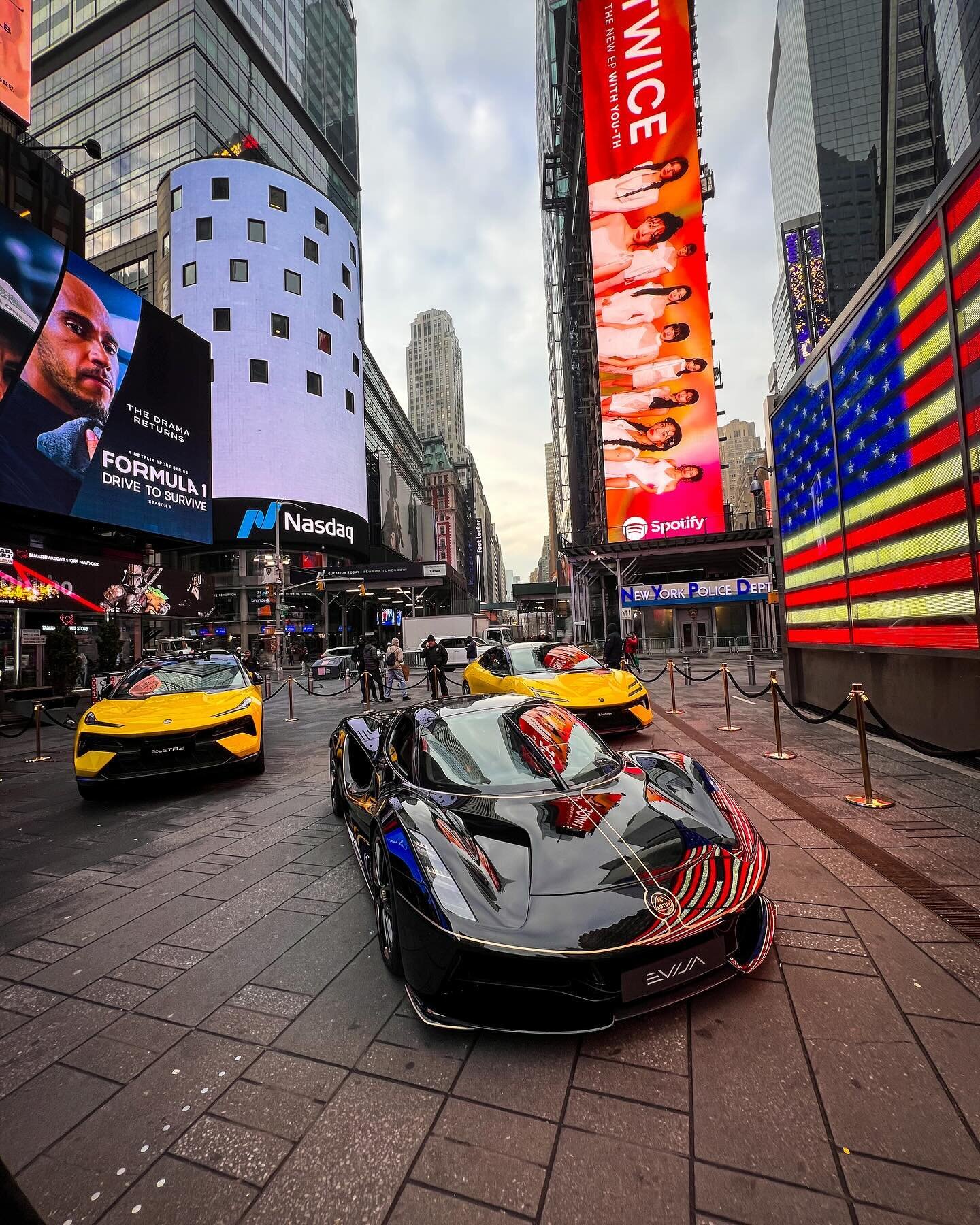 Another trip to NYC with Lotus is in the books. 

Headed home for a few days and then it&rsquo;s off to the second round of the IMSA VP Challenge on the streets of St. Pete! 
&bull;
&bull;
@lotuscars @imsa_racing 
&bull;
#lotus #lotuscars #lotusevija