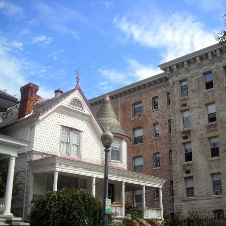 House and an apartment building in Mount Pleasant. 