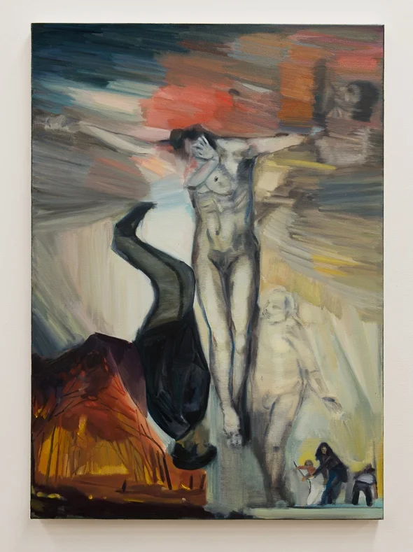 Below Between Above, Oil on Canvas, 106cm x 76cm