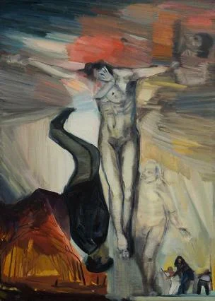 Below Between Above, Oil on Canvas, 106cm x 76cm Now resides in the Private Collection of Michael and Marilyn Reardon-Small