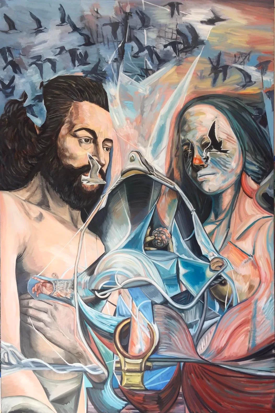 'Existential Void', Oil on Canvas, 250cm x 166.5cm