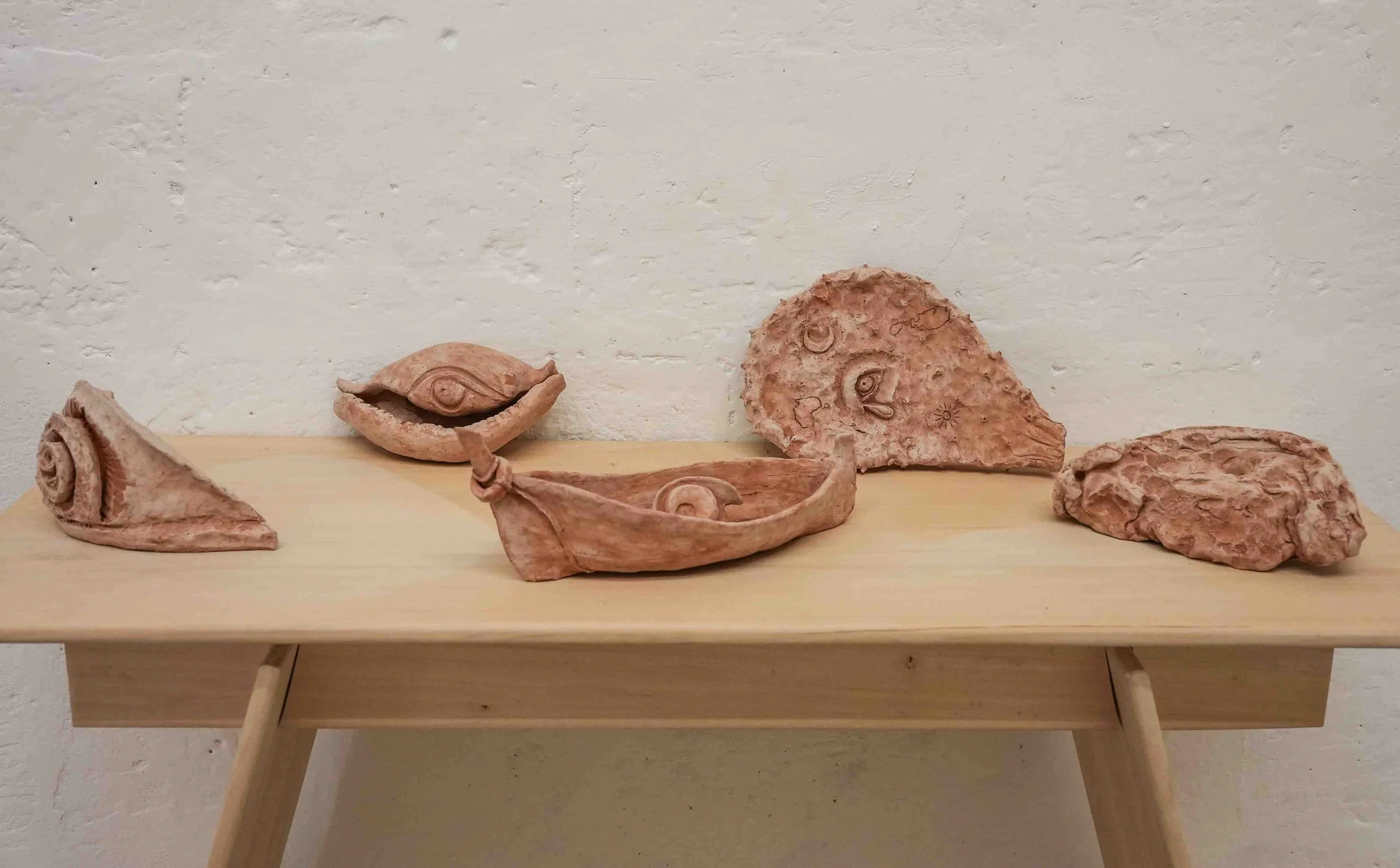 Five Maltese water motifs for community outreach.