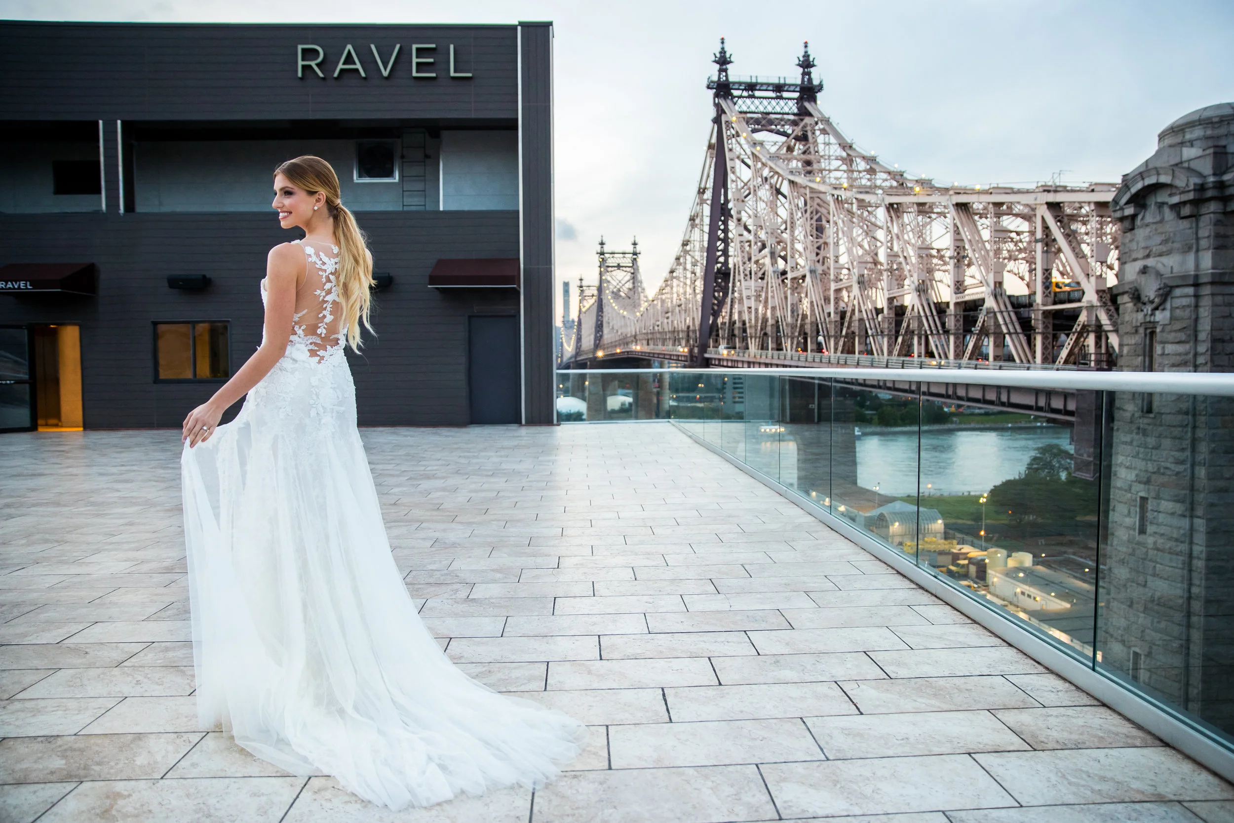 Model wearing Pronovias featured in Sophisticated Weddings Magazine 2019 