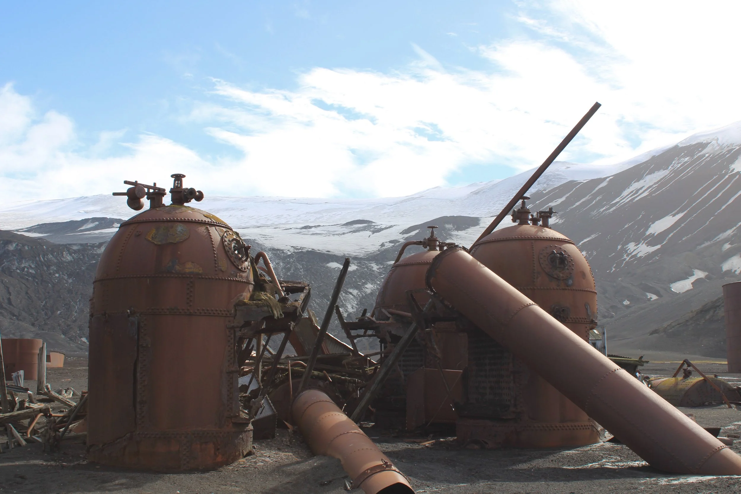 Deception Island whaling station 