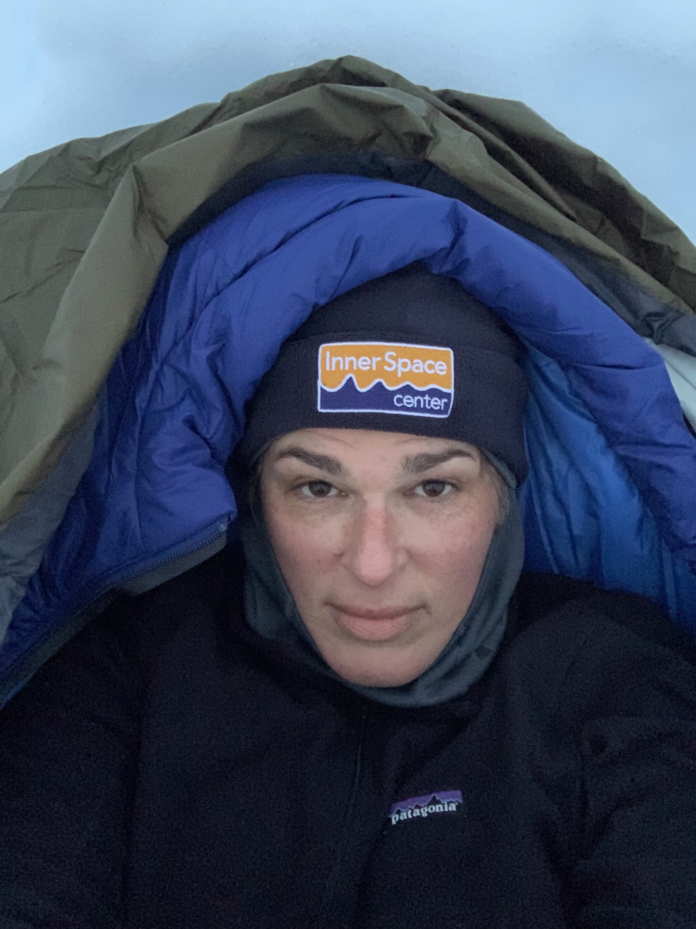 Overnight bivouac at Portal Point, Antarctic continent