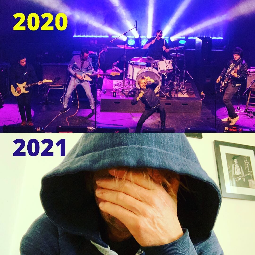 March 14th 2020 we played our album release at the iconic @rickshawtheatre vs. March 14th 2021 pondering what to put in the morning porridge. 
&bull;
Top photo credit to our dear friend @erik_iversen_photography 
&bull;
&bull;
#sundaymorning #oneyear