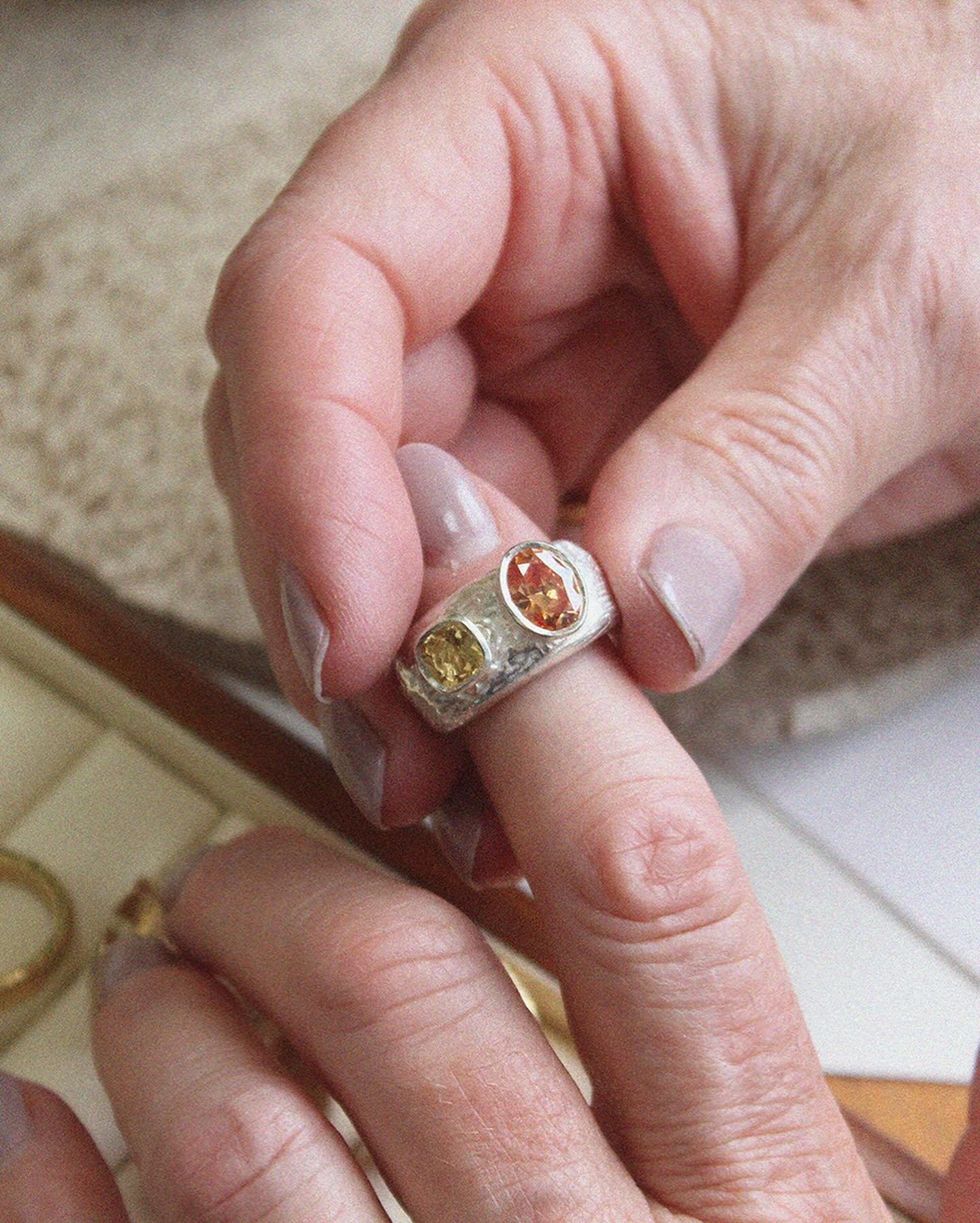The Sauntering Two Stone Ring is an absolute favorite ✨