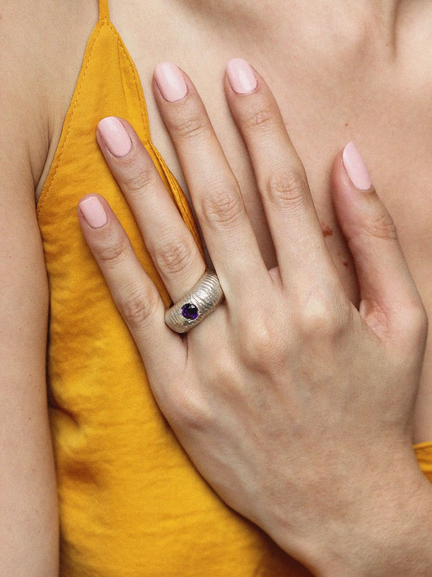 Just taking a moment for the Presence Ring ✨

For those who need a bit of chunky in their life 🫶

A textured chunky bold and statement piece subtly influenced by Scandinavian modernist jewellery ⚡️