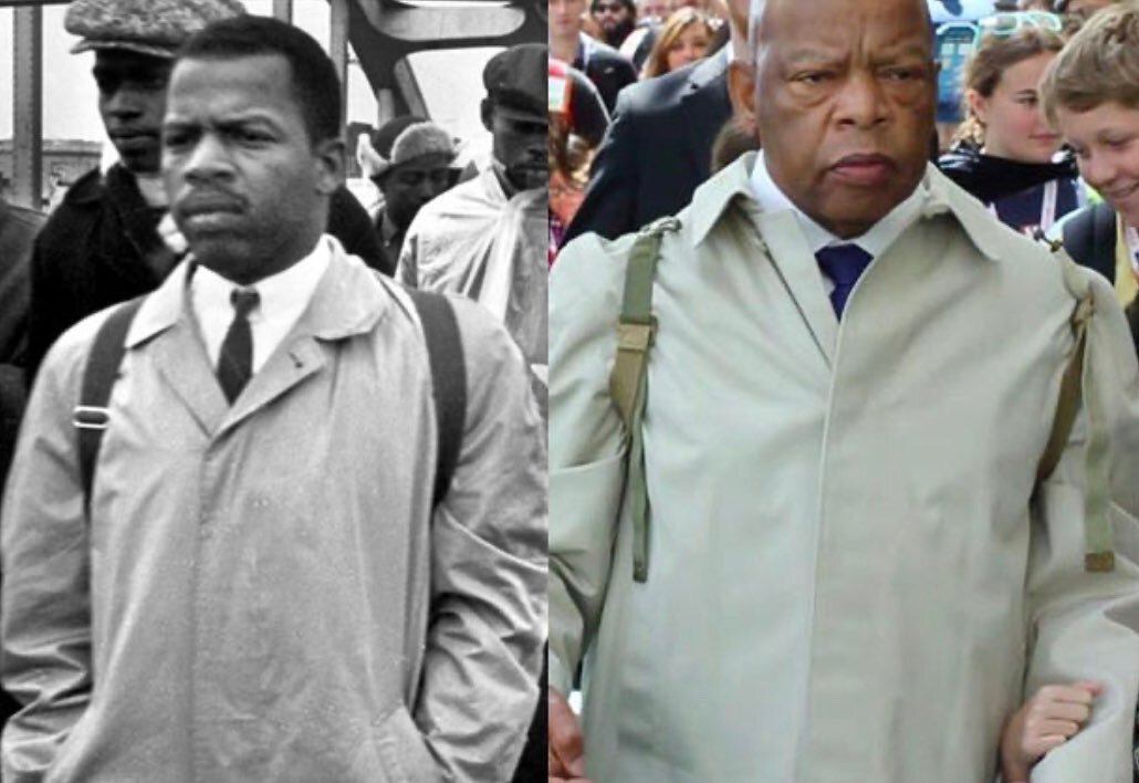 To the fearless who go before us, thank you John Lewis. We will take it from here...#onward. Rest in power.