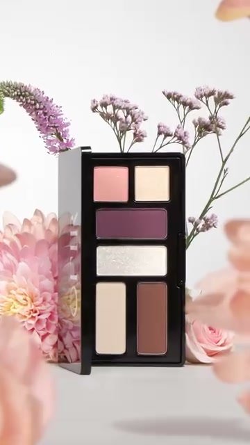 OFIR Simple Six Floral Bite palette surrounded by flowers, still from the launch film