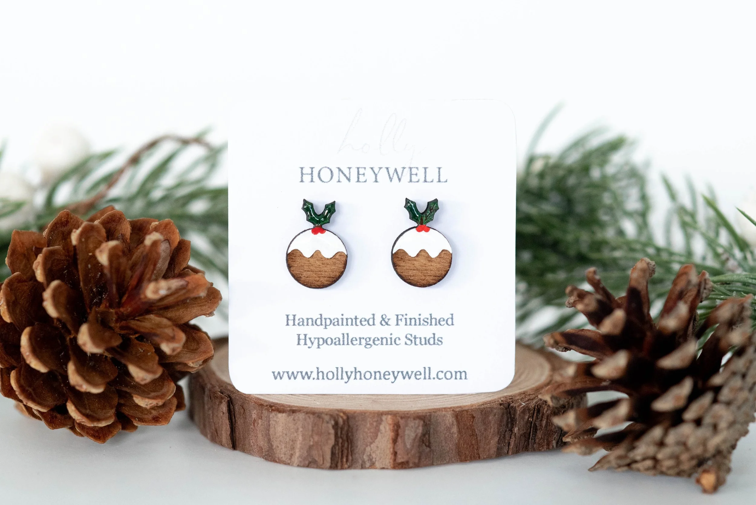 Christmas Pudding stud earrings.jpg