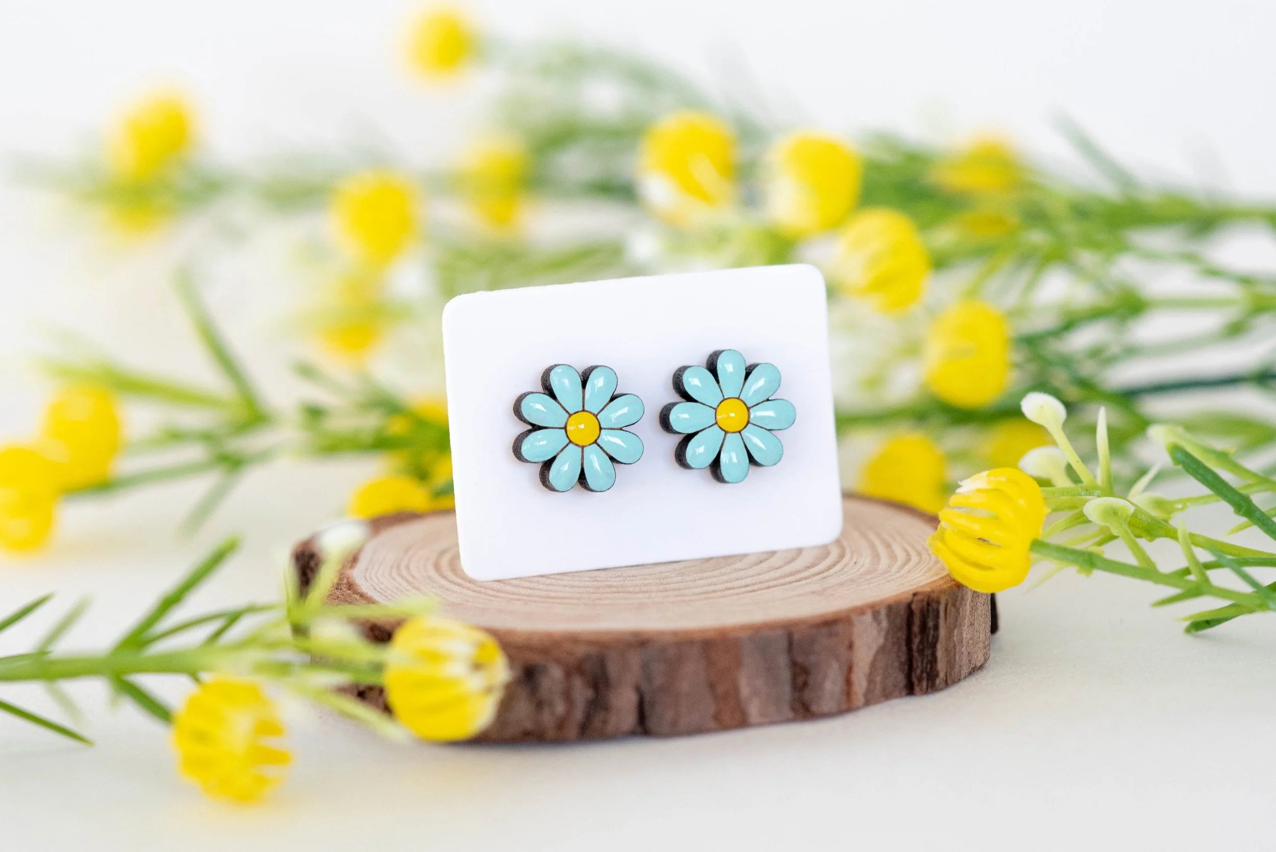 Turquiose Flower Stud Earrings 2.jpg