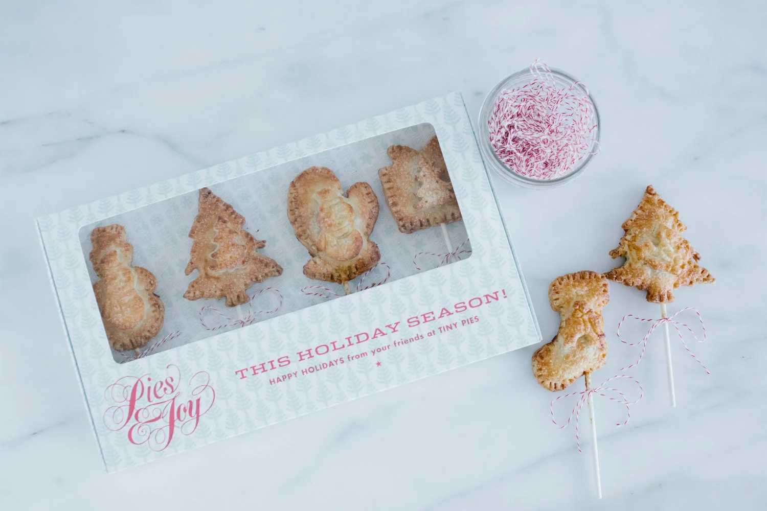 Pie on a stick, holiday style.