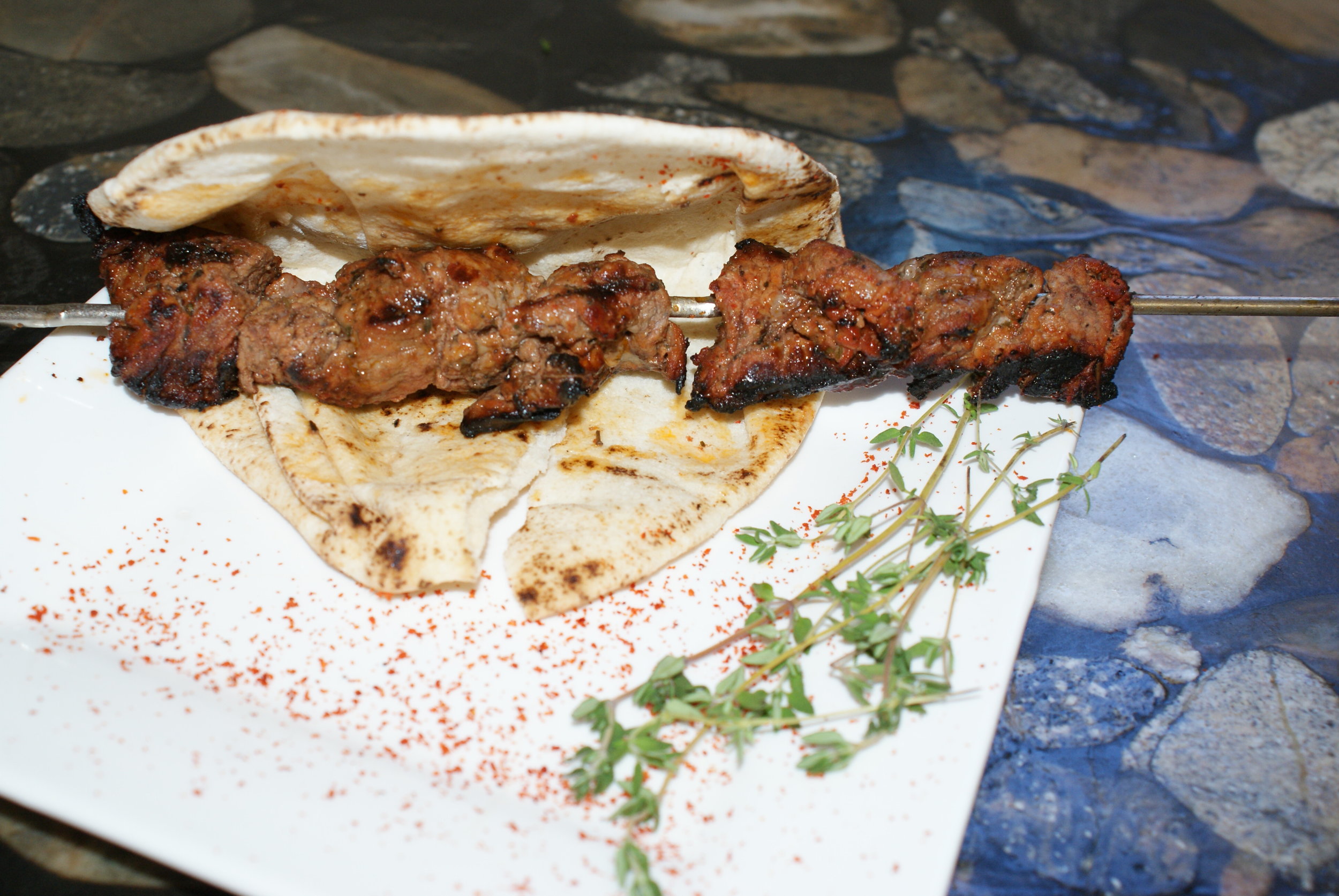 Armenian Shish Kebab - Skewered Lamb Cooked Over Hot Coals