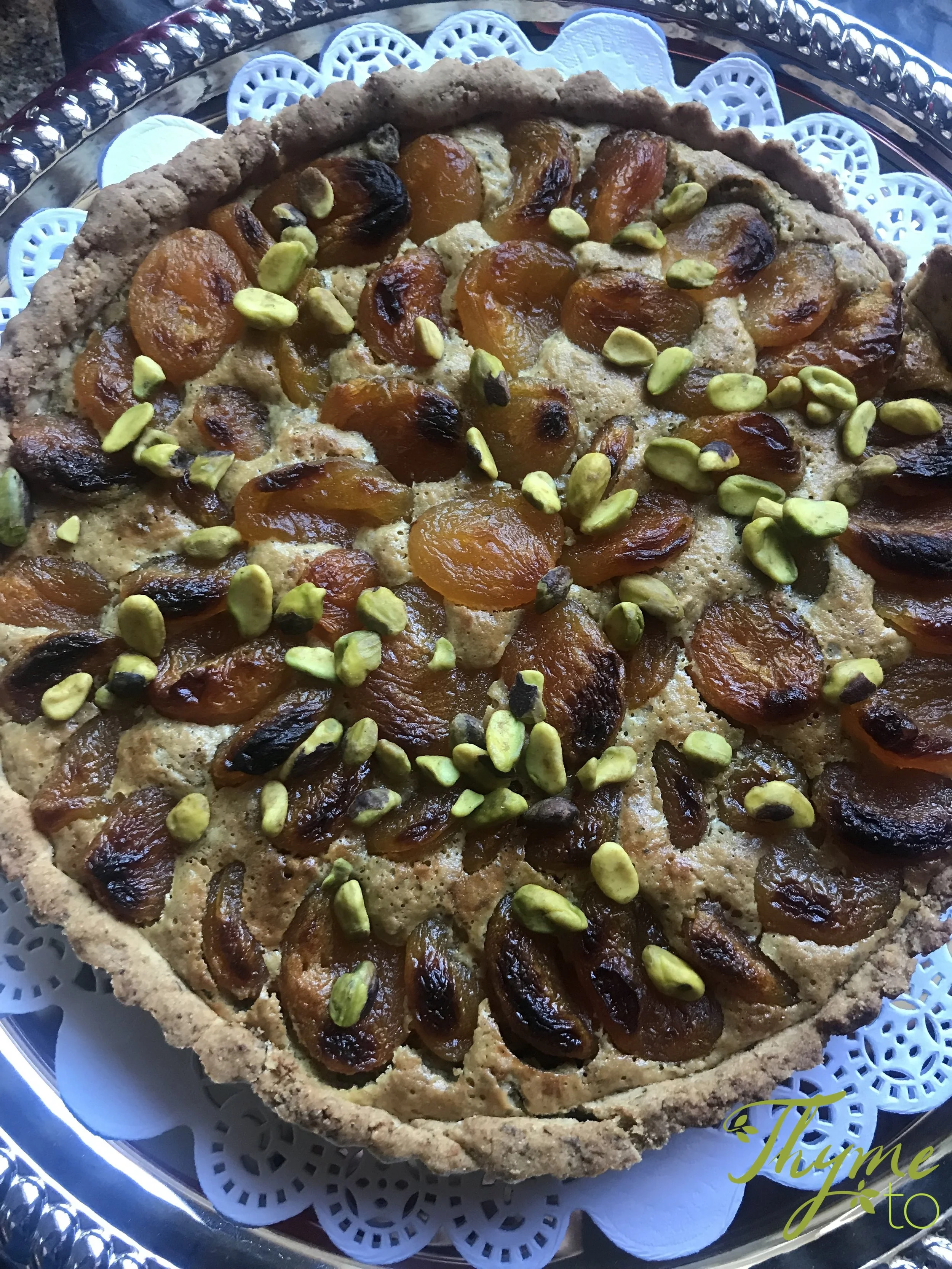Apricot Pistachio Tarte