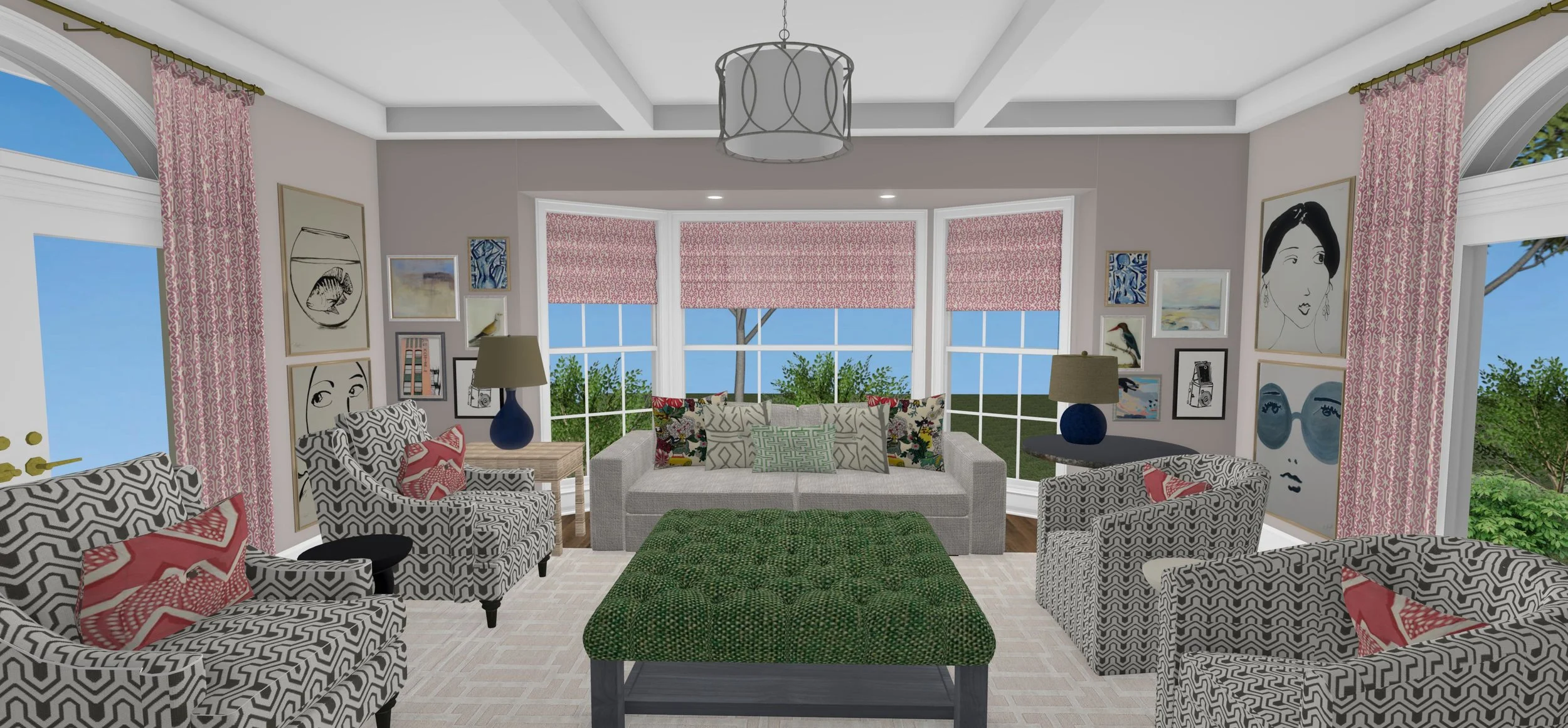 Facing Sofa