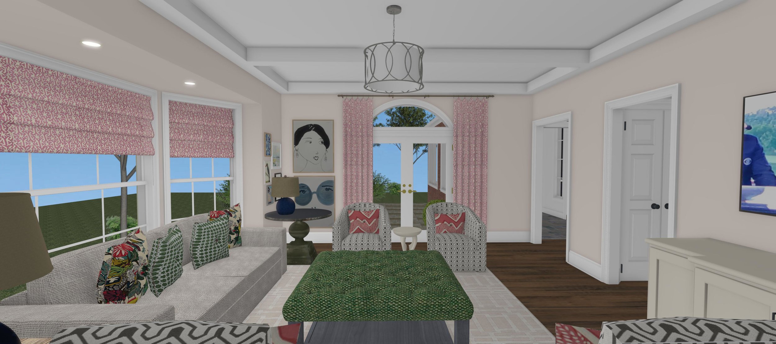 Facing Patio Doors