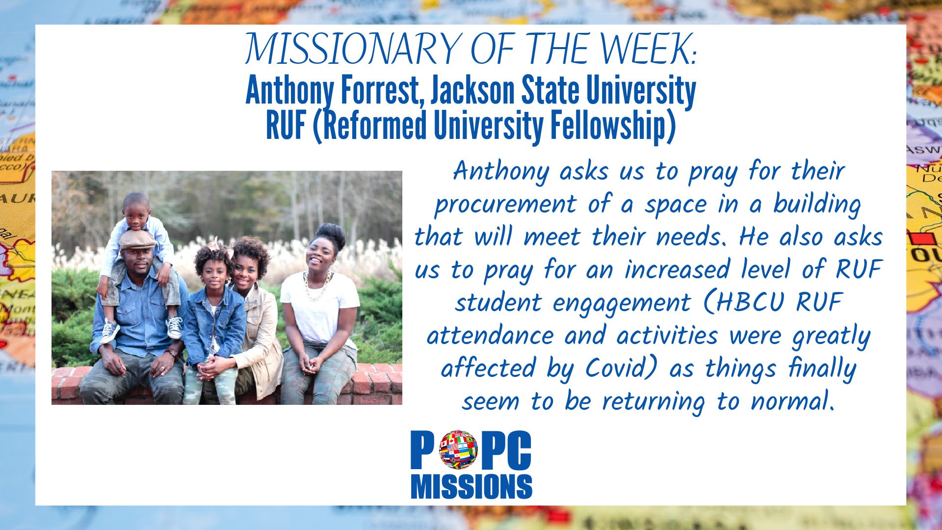 Jackson Ruf Missionary of the Week: Anthony Forrest (RUF Campus Minister at Jackson ...