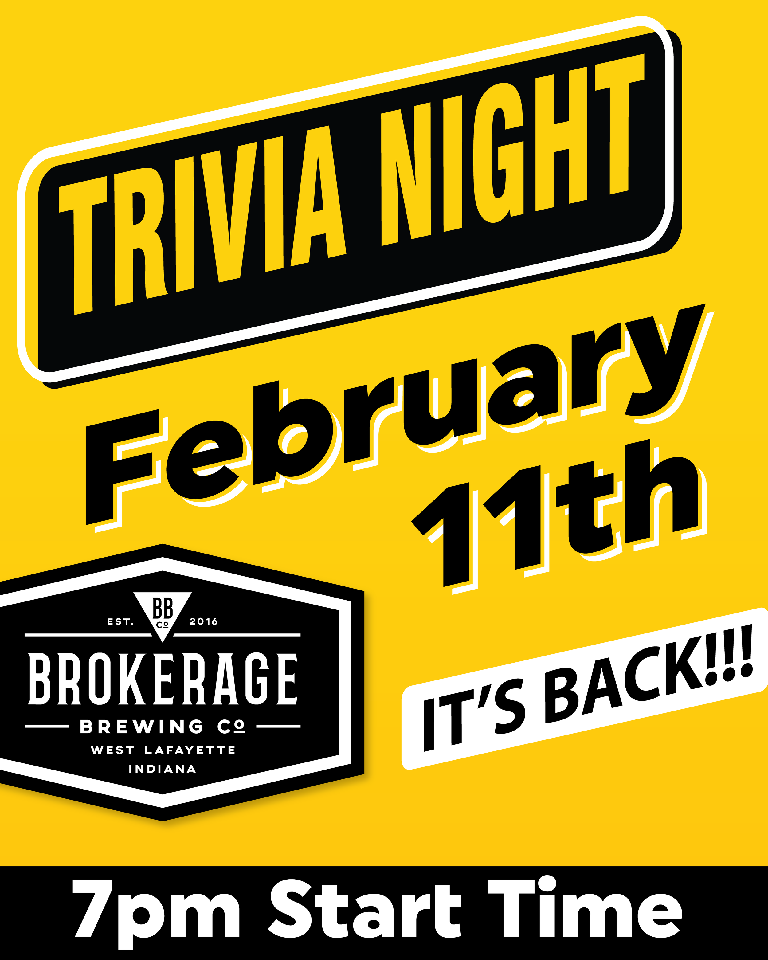 Brewery Trivia Night