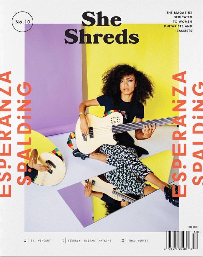 SHE SHREDS - Cover Shoot - Esperanza Spalding