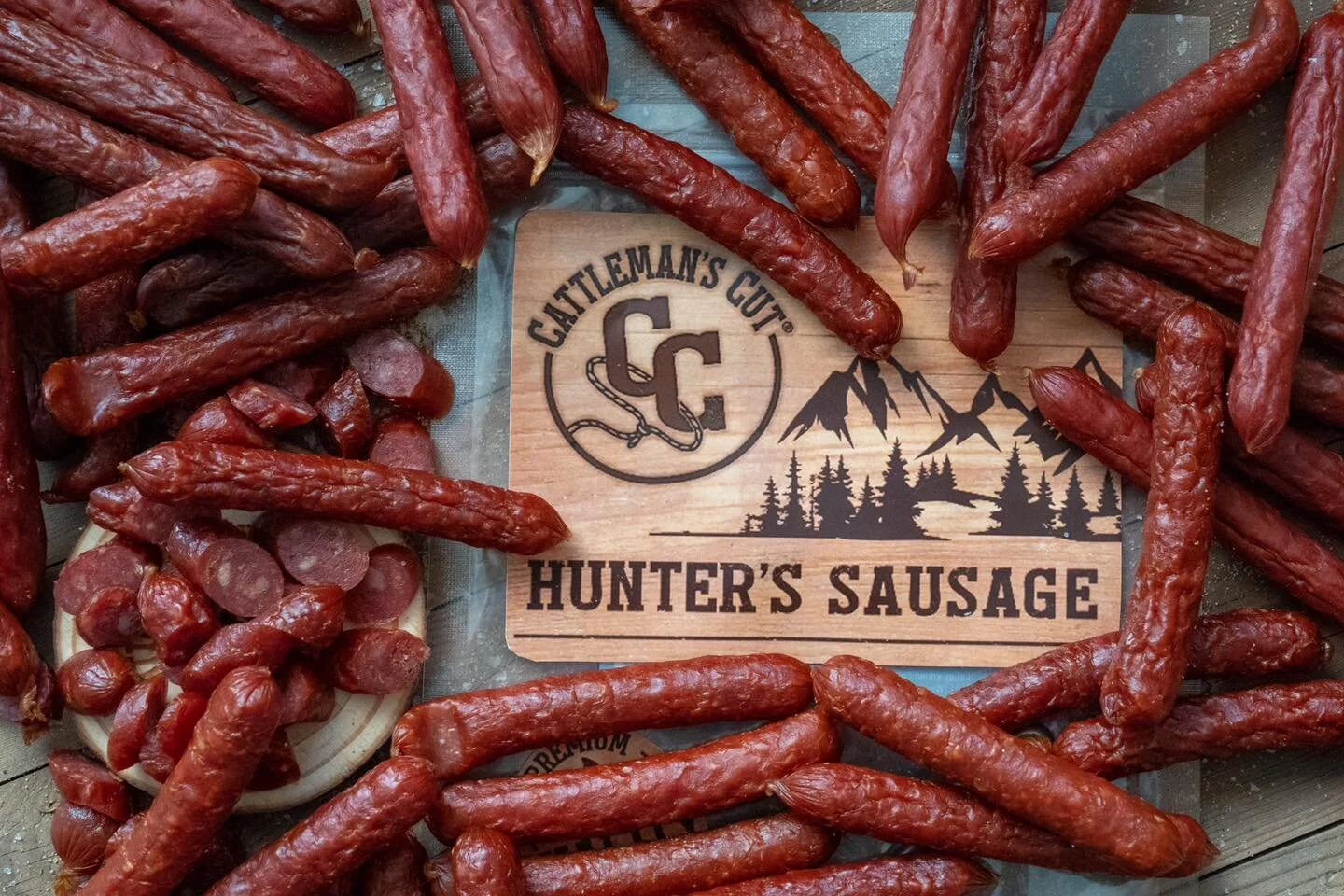 Don't mind us. Just dreamin' of Hunter's Sausage - and huntin' season. #CattlemanUp